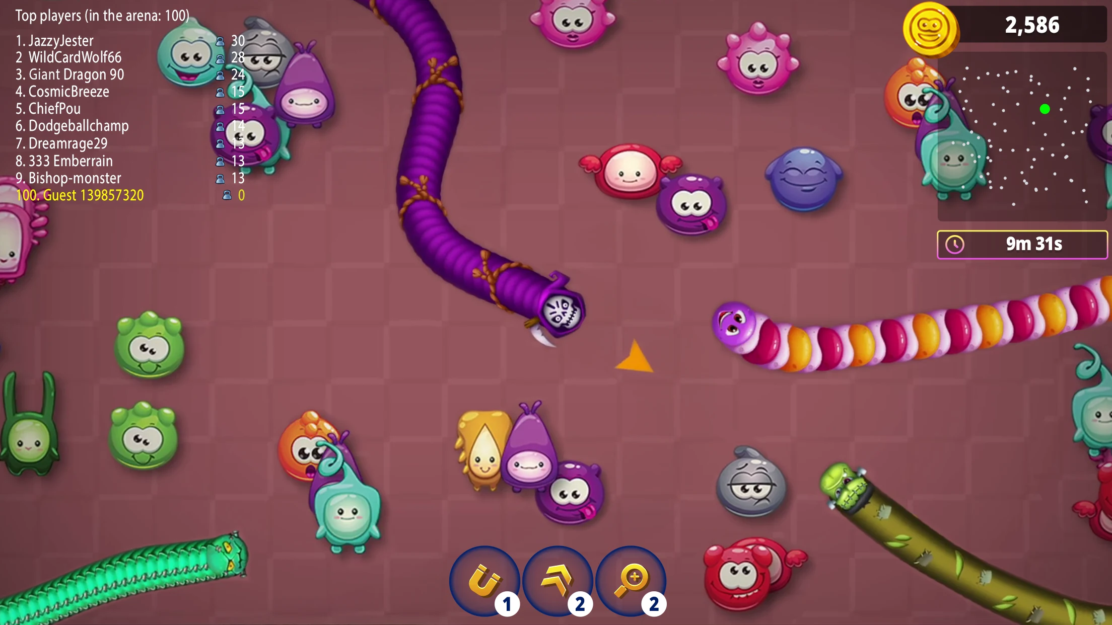Worms Zone .io - Hungry Snake screenshot